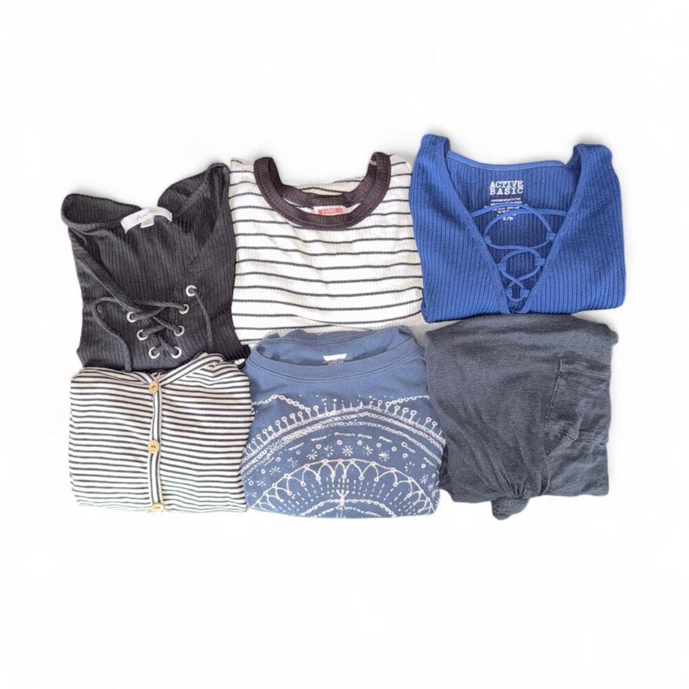 Size Small Short Sleeve Blouse Tee Top Bundle Women’s S  6 shirts included